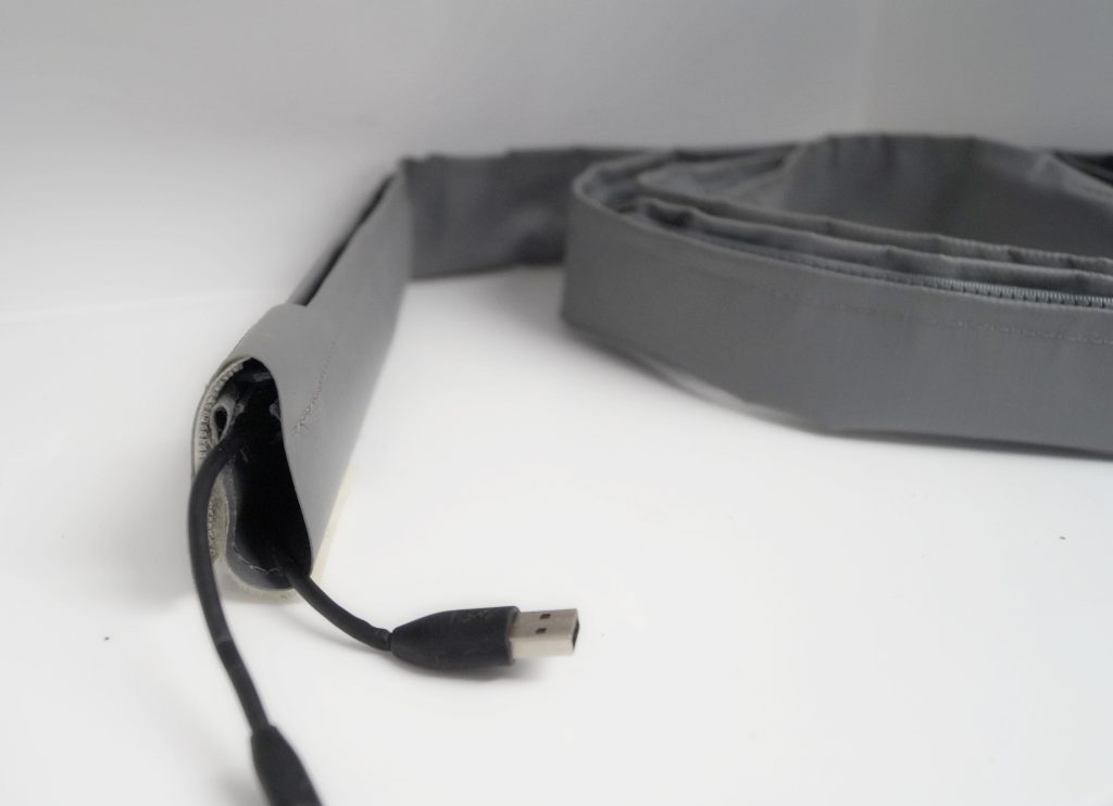 Kabelskydd i PCV belagd väv